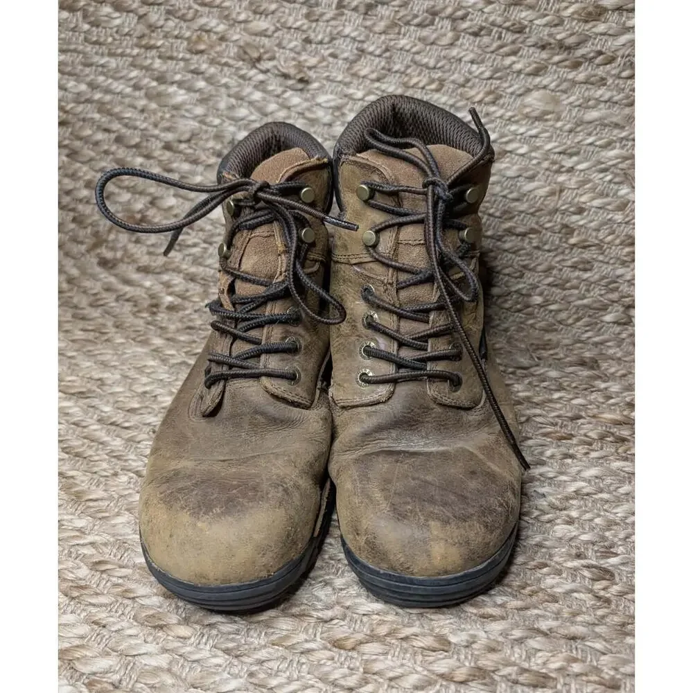 Wolverine Durbin Brown Leather Waterproof Outdoor Work Boot Mens Size 10.5 EW